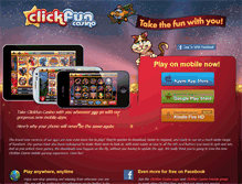 Tablet Screenshot of clickfun.com